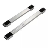 2 Pcs Washing Machine Pulley Bracket, Universal Base Furniture Casters, Retractable Wheel Stand Bracket, Heavy Roller Tables Furniture Mover, Multifunctional Movable Trolley Stand Wheels, Telescopic Adjustable Furniture Lifter