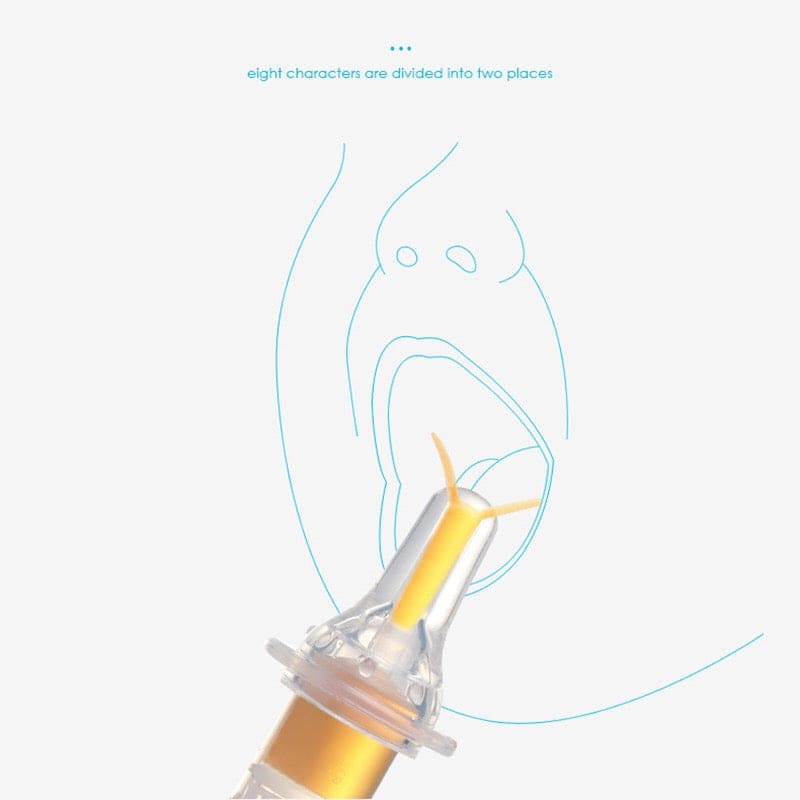 Baby Kids Smart Medicine Dispenser, Needle Feeder Squeeze Medicine Dropper, Pacifier Baby Feeder,  Baby Medicine Dispenser, Baby Syringe Feeder, Newborn Dropper Medicine Feeder, Anti-Choke Baby Medicine Feeder, Liquid Push Medicine Dispenser