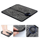Electric EMS Foot Massager, Foldable Electric Foot Massage Mat, Acupressure Mat, Muscle Stimulation Foot Massager, Physiotherapy Foot Massager Pad, Leg Detox Spa Mat