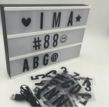 Cinematic Cinema Led lightbox, Led Message Box, Message Light Box