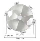 Wall Mounted 6 Grids Grain Storage Wheel, Rotatable Cereal Container, 6 in 1 Rotatable Wall Mounted Rice And Pulses Container