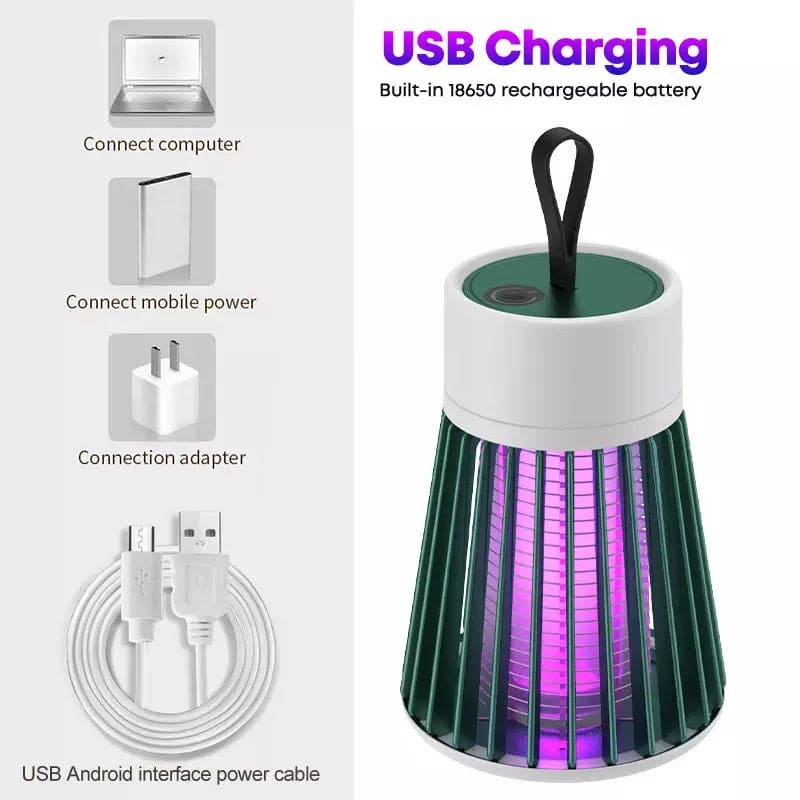 New Electric Shock Mosquito Killing Lamp, Electric Mosquito Bug Zapper, USB Anti Mosquito Killing Lamp