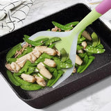 Silicone Spatula Scrapper, Cooking Utensils Beef Meat Egg Kitchen Scraper, Shovel Non Stick Spatula, Wide Pizza Cooking Tools, Non Stick Food Turner Lifters, Food Grade Silicone Cooking Spatula