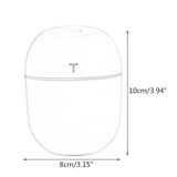 Mini Portable Ultrasonic Air Humidifer, Aroma Essential Oil Diffuser, USB Mist Maker, Mute Desktop Humidifier, LED Display Office Car Diffuser
