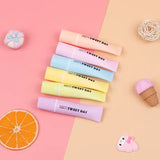 6 Pcs Sweet Day Highlighter, Toothpaste Style Candy Color Highlighter, Swing Cool Highlighters Pens, Office School Stationary Accessories