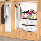 Comforter Storage Bag, Transparent Moving Totes with Sturdy Zipper, Zipper Bag For Clothes, Blankets & Comforter
