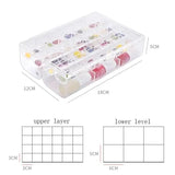 Acrylic Jewellery Divider, Transparent Jewelry Organizer, Multi Compartment Jewellery Cosmetic Container, Multipurpose Household Supplies Organizer Box, Clear Cosmetic And Jewelry Organizer Box