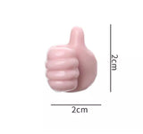 Set Of 5 Silicone Multifunctional Hand Wall Clips, Behind-door Keys Tower Organizer Hook, Wire Data Line Holder, Silicon Thumb Holder