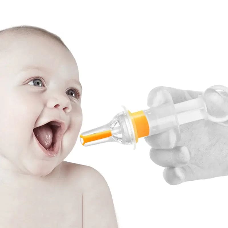 Baby Kids Smart Medicine Dispenser, Needle Feeder Squeeze Medicine Dropper, Pacifier Baby Feeder,  Baby Medicine Dispenser, Baby Syringe Feeder, Newborn Dropper Medicine Feeder, Anti-Choke Baby Medicine Feeder, Liquid Push Medicine Dispenser
