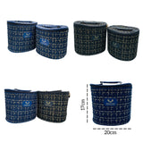 Fashion Tweed Cosmetic Bag, Women Travel Organizer Makeup Toilet Pouch, Multifunction Beauty Storage Portable Box, Cylinder Solid Cosmetic Bag, Cosmetic Cases Zipper Wash Beauty Pouch