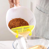 Measuring Cup With Scale, Multifunctional Egg Liquid Filter Cup, Egg Filter Measuring Cup, Household Restaurant Egg Beating Mixing Cup, Washer Strainer Bowl, Stirring Bowl With Scale