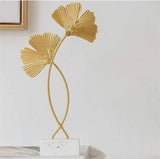 Modern Metal Leave Statue, Home Miniature Ornament, Iron Exquisite Home Décor