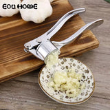 Stainless Steel Garlic Press Crusher, Ginger  Mincer, Ginger Squeezer Masher Handheld Ginger Micer
