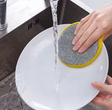 Double Sided Dishwashing Sponge, Pan Pot Dish Wash Sponge, Tableware Dish Washing Brush