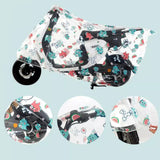 Bike Printed  Dustproof Cover, Thicken Waterproof Cover, Protective Clothing, Motorcycle Rain Shield, Washable Sunscreen Sleeve Protector