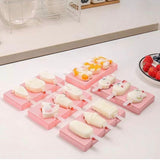 Silicone Popsicle Molds, Set Of 3 Cartoon Ice Pop Maker, Ice Cream Mold