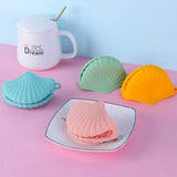 1 Pair Sea Shell Pot Gripper,  Kitchen Pinch Grip, Durable Silicon Glove Clip, High Resistant Soup Pot Grip Cover, Anti Slip Silicone Oven Mitts, Anti-Slip Pot Hot Handle Holders
