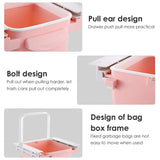 Hidden Drawer Trash Can, Under Desk Trash Can, Lifted Storage Bucket, Concealed Drawer Trash Bin, Portable Waste Bin, Under Table Hanging Garbage Trash Can, Under Cabinet Hanger Rack, Space Saving Garbage Bucket, Household Multipurpose Trash Can