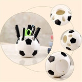 Football Desk Organizer, Creative Football Pen Holder, Desktop Soccer Shape Style Pencil Container, Multifunctional Pen Pencil Holder