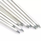 Set Of 5 Reusable BBQ Skewers, Roasting Needle Roasting Tool Brochettes Tong, Kabab Skewers Stick For Outdoor, Picnic Skewers