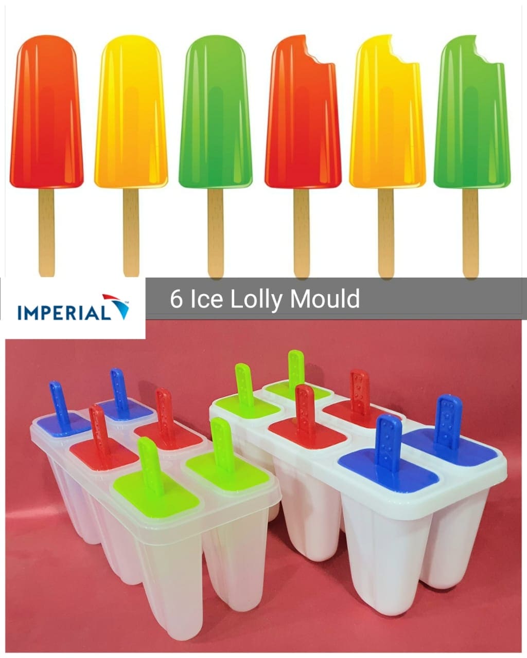 Creative Ice Cream Stick Mold, Ice Pop Lolly Maker Tray, Cream Popsicle Yogurt Mold Maker Mold, Reusable Ice Cream Molds, Homemade Freezer Ice Lolly Mold