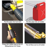 Multifunctional Liquid Sucker, Fuel Transfer Siphon Pump, Portable Hand Fuel Pump, Manual Vehicle Fuel Transfer Pump, Liquid Pump For Gasoline Diesel Water Oil, High Flow Siphon Hand Oil Pump, Emergency Fuel Transfer Pump