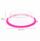 Silicone Microwave Bowl Cover, Silicone Fresh-Keeping Microwave Bowl Cover With Oil Proof Sealing, Anti-mosquito Breathable Dining Table Lid, Microwave Silicone Plate Cover Lid
