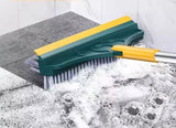 3 In 1 V Shaped Cleaning Brush, Floor Scrub Magic Broom With Long Handle, Floor Cleaning Brush, Long Handle Stiff Broom