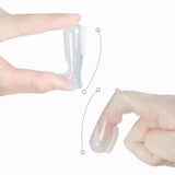 Baby Finger Toothbrush, Silicone Infant Tooth Brush, Baby Silicone Training Brush, Transparent Fingertip Tooth Cleaning Brush, Bad Breath Tartar Teeth Tool, Kids Baby Infant Soft Silicone Teeth Rubber Massager