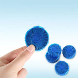 Set Of 10 Blue Bubble Toilet Cleaner, Automatic Flushing Toilet Bowl Cleaner, Toilet Cleaning Tablets, Yellow Dirt Toilet Cleaning Tool, Bathroom Cleaning Ball Tablets, Home Deodorizer Toilet Cleaner