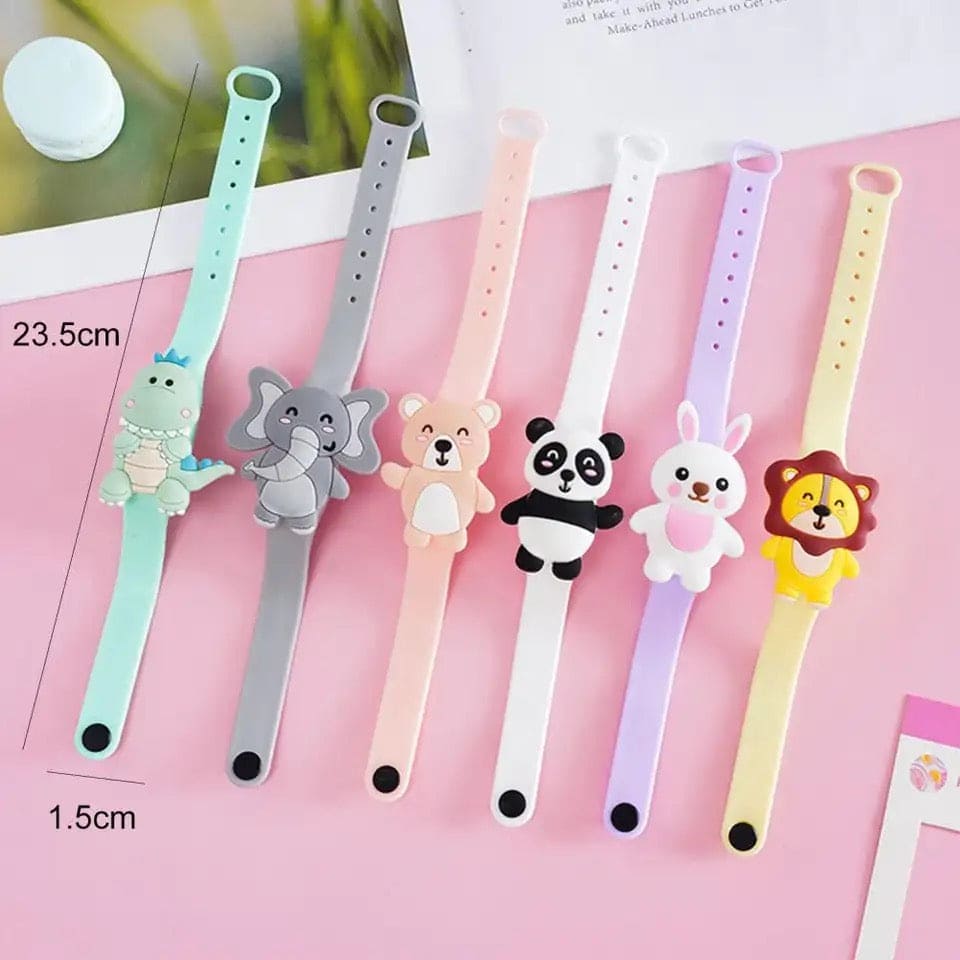 Cartoon Anti Mosquito Watch, Mosquito Repellent Watch, Baby Cute Cartoon Anti Mosquito Band Bracelet, Lightweight Kid Mosquito Killing Bracelet, Insect Bugs Repellent Wristband, Outdoor Mosquito Repellent Band