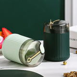 Portable Pop Up Toothpick Box, Press Type Cylinder Toothpick Holder, Automatic Eject Toothpick Jar, Self Ejecting Toothpick Dispenser,  Household Toothpick Holder Organizer, Transparent Pop Up Table Toothpick Container, Creative Automatic Toothpick Box