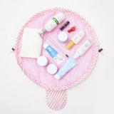 Drawstring Cosmetic Bag ,Travel Makeup Bag, Creative Colorful Rope Organizer, Lazy Makeup Storage Case