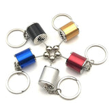 Car Gear Box Keychain, Manual Transmission Lever Metal Keychain, Car Refitting Metal Pendant Keychain, Gear Knob Modification Keychain, Gear Shift Shifter Keychain