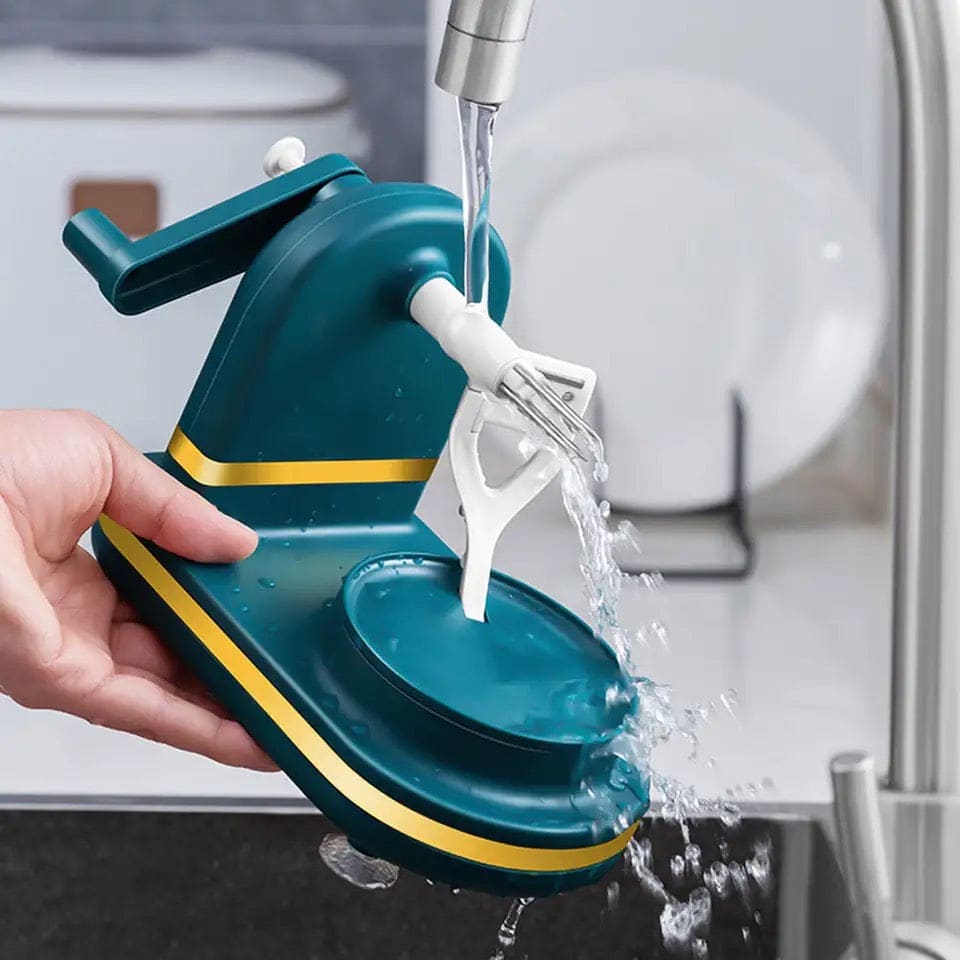 Manual Fruit Peeler, Hand Crank Fruit Peeler, Multifunction Suction Quick Peeler, Kitchen Pear Peeler Cutter Slicer, Fruit Vegetable Peeler, Apple Slicing Shaving Slicer, Multifunction Manual Rotary Slicer, Hand Cracked Peeler, Household Kitchen Gadget
