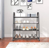 Amazing 4 Layer Shoe Rack, Multilayer Dust Proof Storage Simple Shoe Cabinet, Hallway Space Saving Shoes Rack, Space-saving Shoes Storage Organizers, Dormitory Stainless Steel Rack