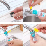 Fan Water Saving Tap, 360˚ Degree Rotatable Water Saving Tap, Durable Faucet Filter Nozzle, Tap Aerator Diffuser Faucet Nozzle Filter Adapter