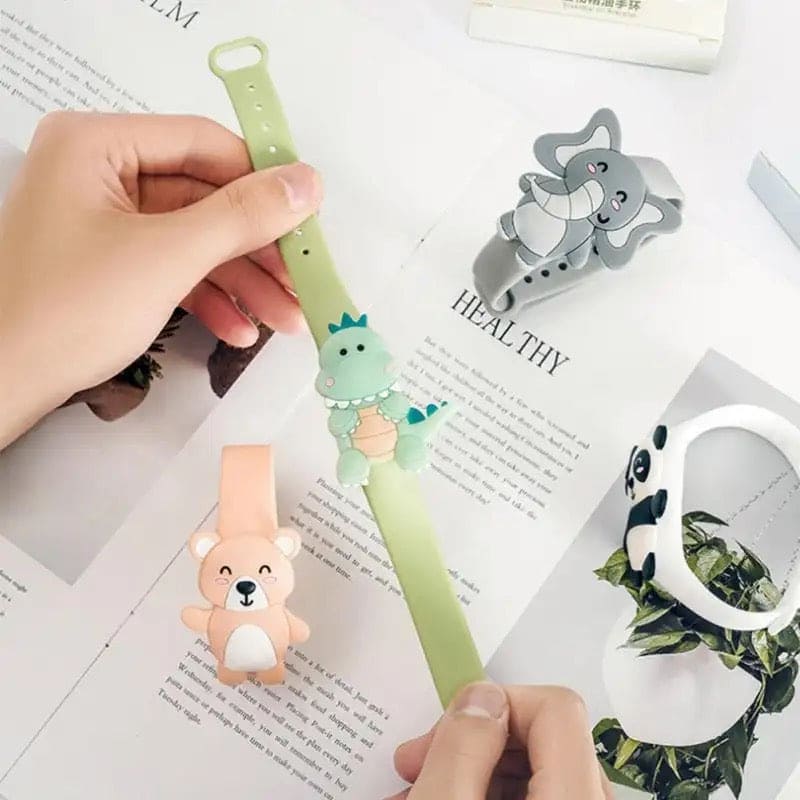 Cartoon Anti Mosquito Watch, Mosquito Repellent Watch, Baby Cute Cartoon Anti Mosquito Band Bracelet, Lightweight Kid Mosquito Killing Bracelet, Insect Bugs Repellent Wristband, Outdoor Mosquito Repellent Band