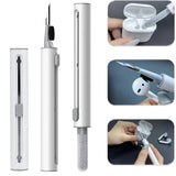 3 In 1 Earphone Cleaning Pen, Earbuds Case Cleaning Kit, Multifunctional Headphones Airphone Keyboard Cleaning Pen, Multipurpose 3 In 1 Cleaning Pen For Keyboard Camera AirPords Earbud