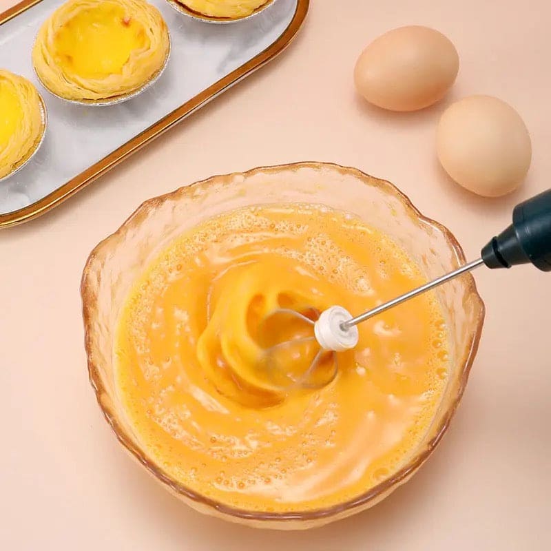 Handheld Frother Coffee Beater, USB Rechargeable Coffee Blender, Household Milk Shaker Mixer Foamer Food Blender, Kitchen Cooking Tool