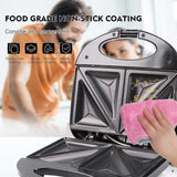 Electric Sandwich Maker, Mini Sandwich Machine, Electric Triangle Sandwich Maker, Portable Sandwich Maker Machine