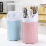 4 Compartment Cutlery Holder, Creative Cutlery Draining Rack, Draining Container For Forks Knife
