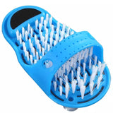 Bath Feet Slipper, Foot Cleaning Brush Slipper, Foot Scrubber Bath Shoe with Brush, Bathroom Massager Slipper, Room Foot Care Cleaning Scrubber Brushes, Pumice Stone Foot Scrubber