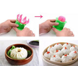 Flower Dumpling Maker, Kitchen DIY Pastry Pie Dumpling Maker, Steamed Stuffed Bun Making Mold, Lotus Flower Chinese Baozi Making Mold