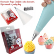 Cake Decoration Tool, Piping Bag with Stainless Steel Nozzles, Decorating Cake Nozzle