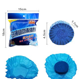 Set Of 10 Blue Bubble Toilet Cleaner, Automatic Flushing Toilet Bowl Cleaner, Toilet Cleaning Tablets, Yellow Dirt Toilet Cleaning Tool, Bathroom Cleaning Ball Tablets, Home Deodorizer Toilet Cleaner