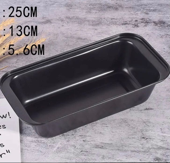 Rectangular Baking Tray, Nonstick Carbon Steel Baking Pan Cake Tools, Black Non-Stick Mold Storage Trays Sausage Bread, High Temperature Resistant Bread Baking Tray, Carbon Steel Non-stick Toast Mold, Bakeware Baking Tool