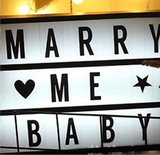 Cinematic Cinema Led lightbox, Led Message Box, Message Light Box