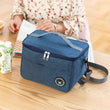 Crossbody Lunch Box Bag, Food Thermal Box, Shoulder Strap Organizer Insulated Case, Water Proof Office Cooler Lunch Box Bag