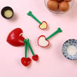 Set Of 5 Heart Measuring Spoon Set, Coffee Spoon, Egg Separator